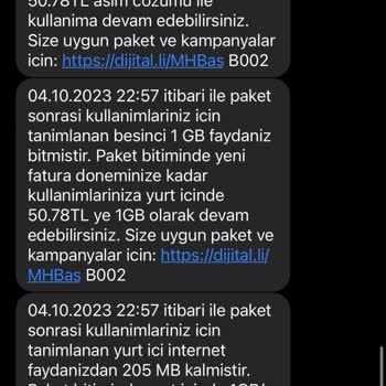 Turkcell İnternet Aşım Paketi