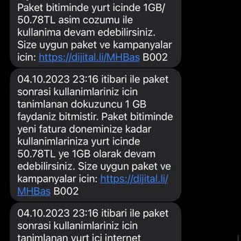 Turkcell İnternet Aşım Paketi