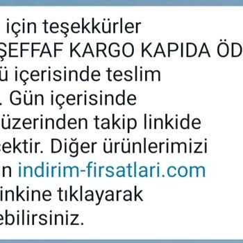 İndirim-firsatlari.com Alakasız Ürün Gönderimi