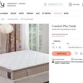 Puffy Asla Üretilemeyen Ve Teslim Edilemeyen Yatağım