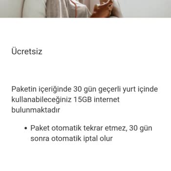 Vodafone Ek Paket Ücreti
