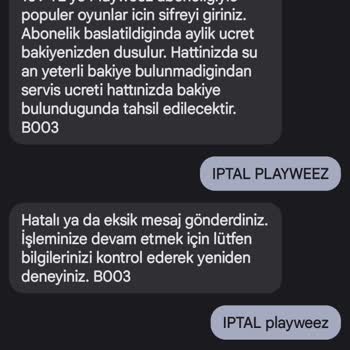 Playweez Üyelik İptali Haksız Kazanç