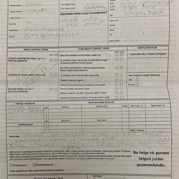 Samsung Marta TV'de Çizgiler Ve Açılmama Sorunu