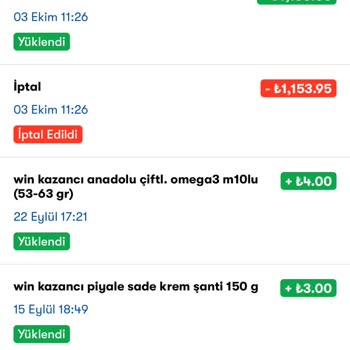 Şok Marketler Win Bakiye İptali İade Edilmedi