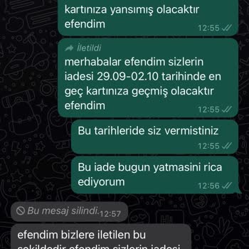 Rubrax Para İadesi Yapmamaktadır
