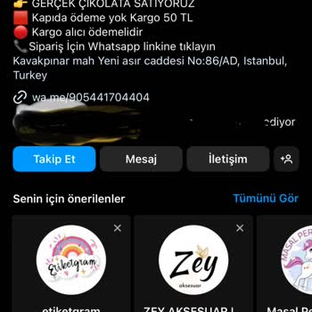 Çikolata Deposu Pişmanlıktır