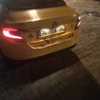 Taksiciler Odası Alkollü Taksici Aracıma Çarpıp Kaçtı.
