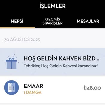 Caffe Nero Promosyon Kahve Verilmiyor