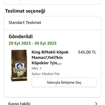 Maskotpet Aldığım Köpek Maması Gelmiyor