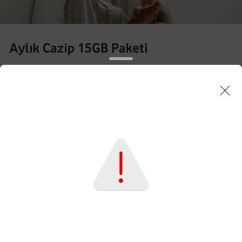 Vodafone Uzağımda (Vodafone Ek Paket Alamamak)