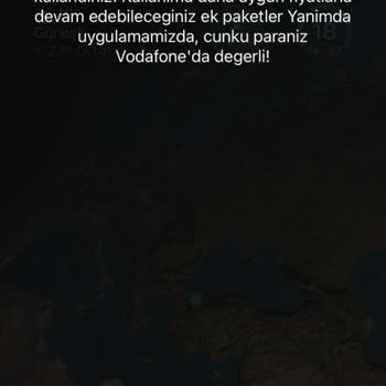 Vodafone Uzağımda (Vodafone Ek Paket Alamamak)