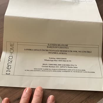 Enza Home 2 Ay Oldu Ürün Teslim Edilmedi