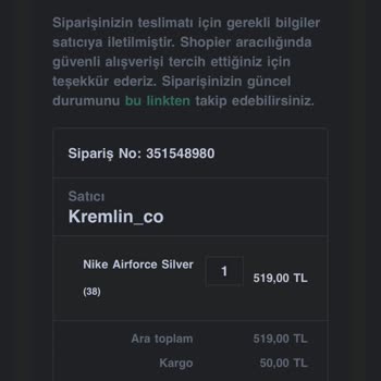 Kremlin Outlet Kremlin_co Yanlış Sipariş Ve İlgisizlikleri