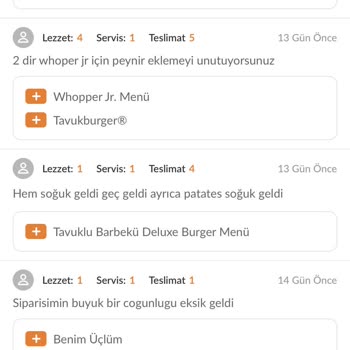 Göztepe Burger King Buz Gibi Bayat Ürünleri Bize Satıyor