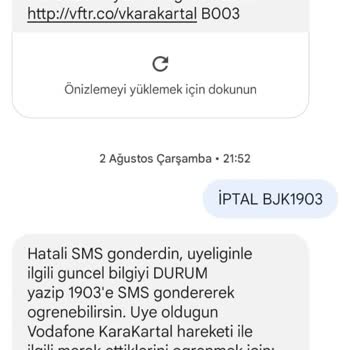 Vodafone İptal Edilen Paketi Yeniledi