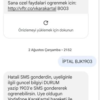 Vodafone İptal Edilen Paketi Yeniledi