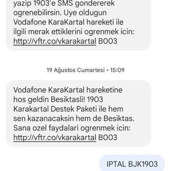 Vodafone İptal Edilen Paketi Yeniledi