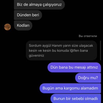 serbestbolge Ürün Elime Ulaşmadı