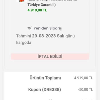 Wnt.com.tr Para İadesi Yapmıyor