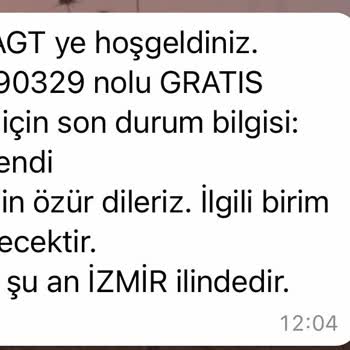 AGT Kargo Ürünümü Getirmiyor