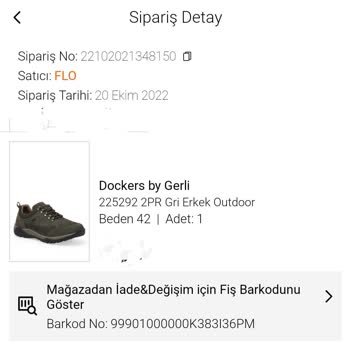 FLO Ayakkabı FLO Dockers By Gerli, 6 Aylık Ayakkabı