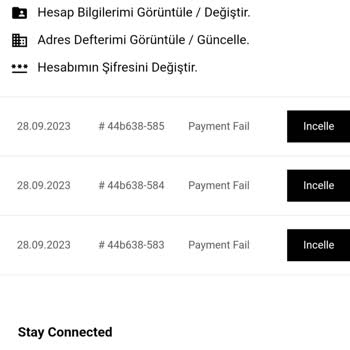 Keen Ayakkabı Siparişi Onaylanmadı