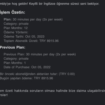 Cambly Otomatik Abonelik Yenileme