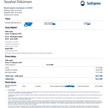 Valizlerimi Havaalanında Atmama Sebep Olan Firma Sunexpress