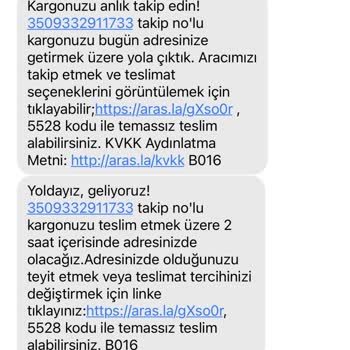 Aras Kargo Didim Ürün Teslim Edilmemesi