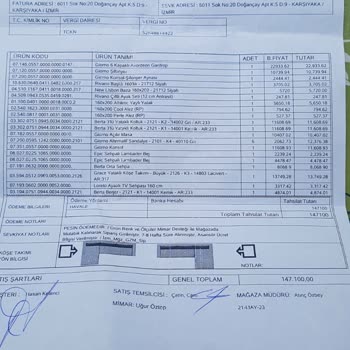 Yataş Kusurlu Teslim Edilen Ve Teslim Edilmeyen Ürünler