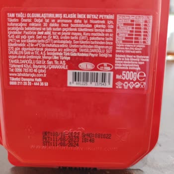 Tahsildaroğlu Peynir Bozuk Çıktı