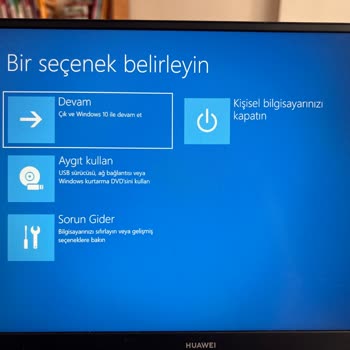 Huawei Matebook D15 Bitmeyen Arızalar Ve Laptop Sıfırlama