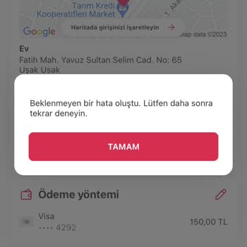 Yemeksepeti Ödeme Sorunu Ve Geri Ödenmemesi