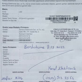 Sunny Ld Ekran Televizyon