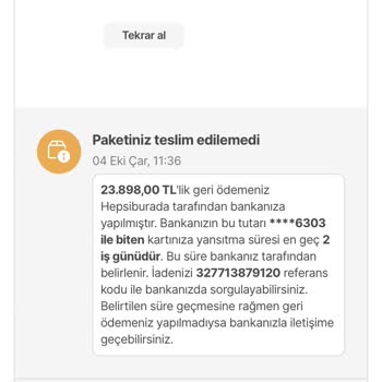 Hepsiburada Sözde Evde Yoktunuz Bahanesiyle Kargomu İptal Etmiş