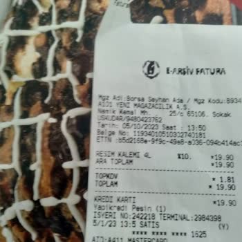 A101 Etiket ve Fişteki Fiyat Farkı