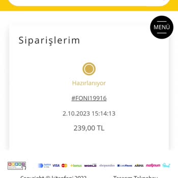 Kitapfoni Siparişinin İşleme Alınmaması + İade Edilmemesi