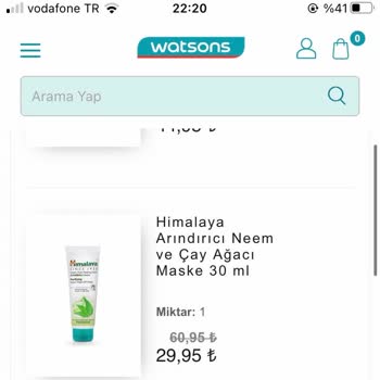 Watsons'ın Yanlış Ürün Göndermesi