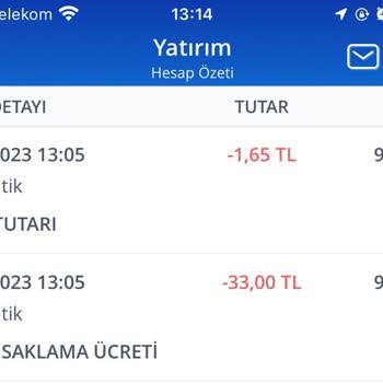 İş Bankası Yatırım Hesabı Saklama Ücreti