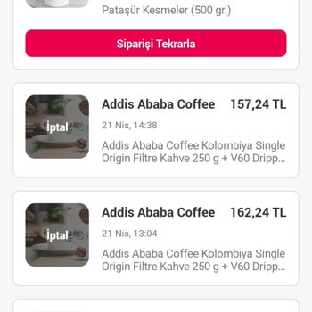 Yemek Sepeti Addis Ababa Cafe