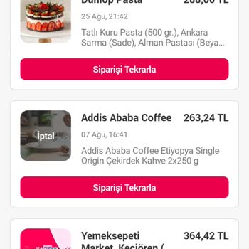 Yemek Sepeti Addis Ababa Cafe