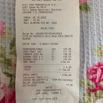 A101 Aldığım Yoğurdun Devrilmesi Ücret Alınması
