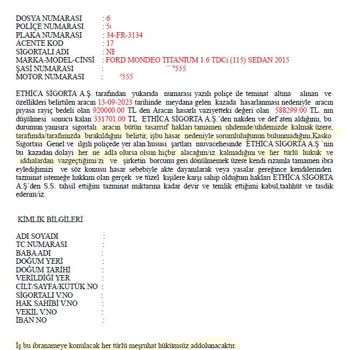 Ethica Sigorta - Pert Sorunu