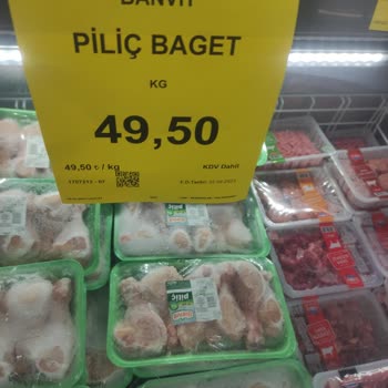 Banvit Sari Etiketi Olan Ürünün Satışı Olduğu Halde Satışına İzin Verilmedi.