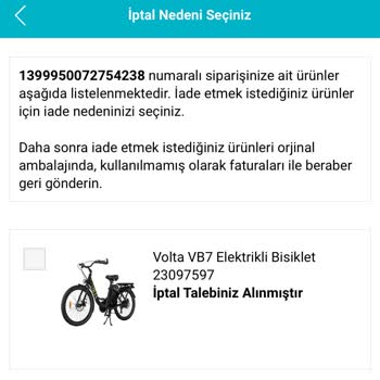 A101 İnternet Alışveriş İptal Ve Ücret İadesi