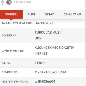 Kargomsende Ek Hizmet Parası Almasına Rağmen Hizmeti Vermiyor