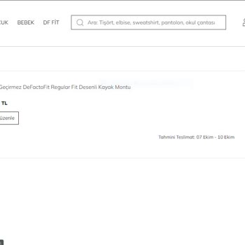 DeFacto Gift Club İndirimi Uygulanmıyor