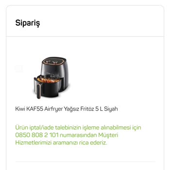 A101 Ürün İadesi Almıyor