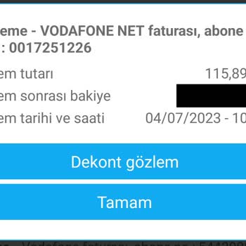 Vodafone Net Vodafone Aylardır Vermediği Hizmetin Parasını Kesiyor. İcraya Veriyor!