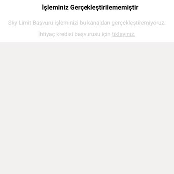 VakıfBank Sky Limit Sorunu